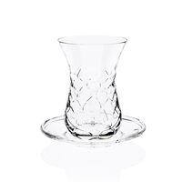 Sensorial Armudu Tea Glass With Saucer Bicchierino Da Te Con Piattino, small